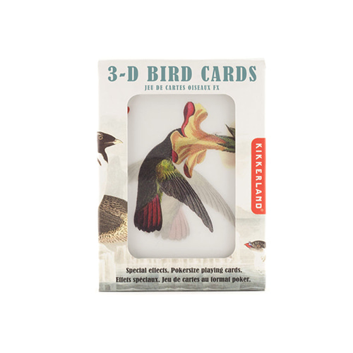 키커랜드 플레잉카드 - 3D 새 (GG113)